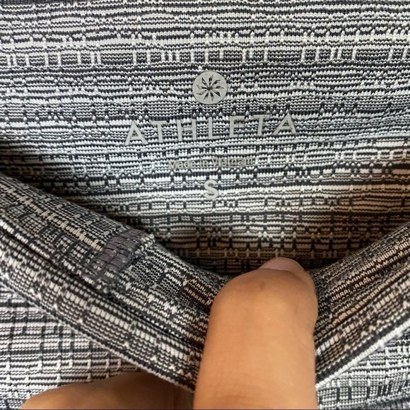ATHLETA Chaturanga Jacquard Tight Gray Size Small - Picture 6 of 11